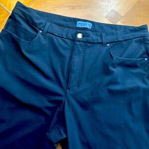 VRST Men's Slim Fit Tech Commuter Pants Size 36x 32 Black